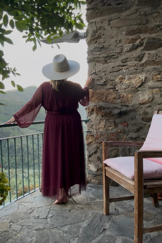 Monterosso tyllimekko, burgundy