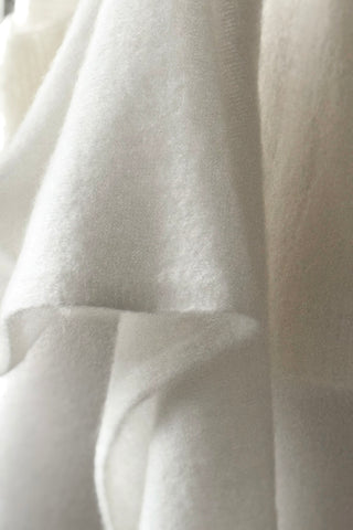 Nice mohair scarf, off white 