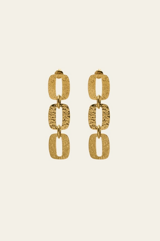 Nikka earrings, gold