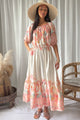Nikki silkkiviskoosimekko, magic villa light pink
