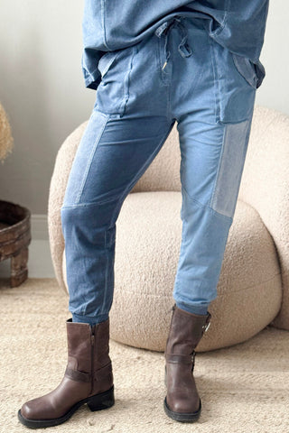 Nomad joggerit, denim blue