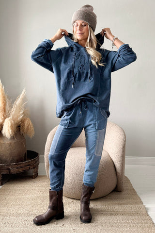 Nomad joggerit, denim blue