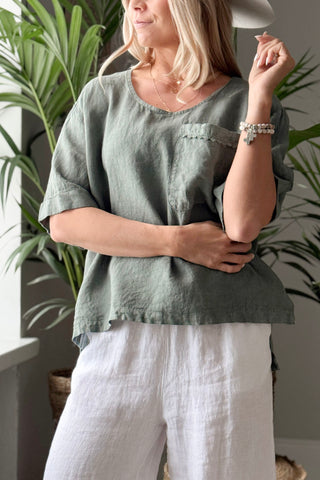 Oliva pellavapaita, camo