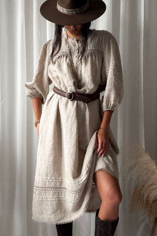 Ophelia pellavamekko, cashmere
