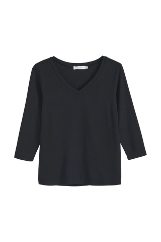 Wanda bamboo shirt, black