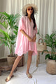 Palmera beach puuvillamekko, light pink