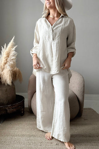 Paloma pellavahousut, hiekka