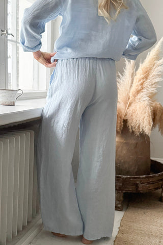 Paloma pellavahousut, vaaleansininen