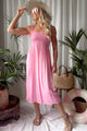 Pasir viscose dress, pink