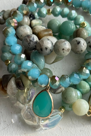 Poppy bracelet, turquoise