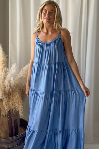 Pure Fantasy satiinimekko, sky blue