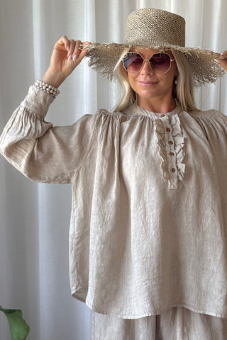 Rosalie pellavapaita, cashmere