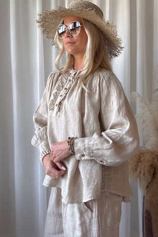 Rosalie pellavapaita, cashmere