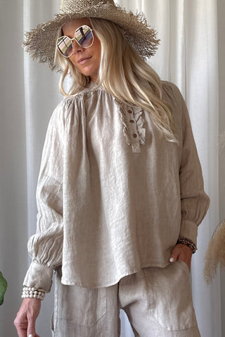 Rosalie pellavapaita, cashmere