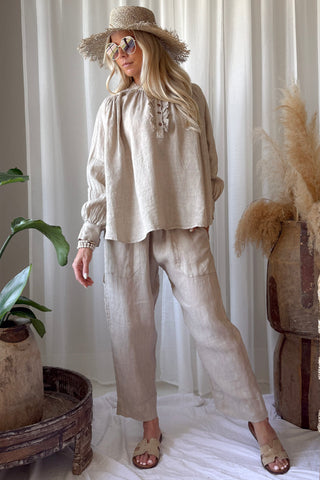 Rosalie pellavapaita, cashmere