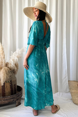 Seraphine mekko, turkoosi