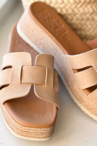 Serraje paksupohjaiset pistokkaat, beige