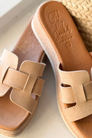 Serraje paksupohjaiset pistokkaat, beige