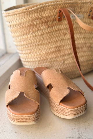 Serra paksupohjaiset pistokkaat, beige