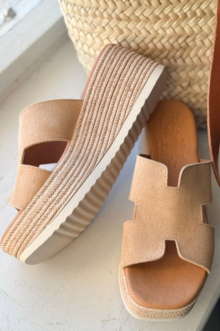 Serra paksupohjaiset pistokkaat, beige