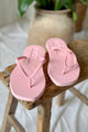 Flip flops, pink sorbet