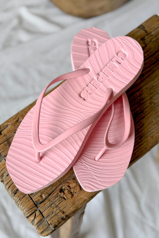 Flip flops, pink sorbet