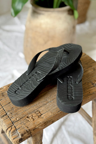 Flip flops platform, black