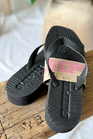 Flip flops platform, black