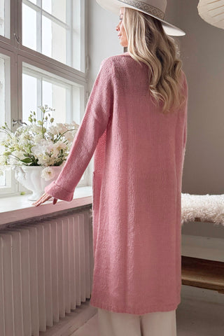 Slowly morning neuletakki, pastel pink