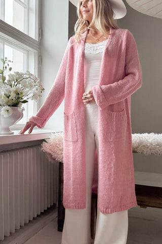 Slowly morning neuletakki, pastel pink