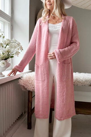 Slowly morning neuletakki, pastel pink