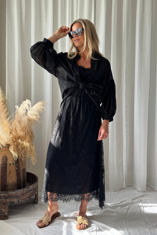 Soft Light tencel pusero, musta