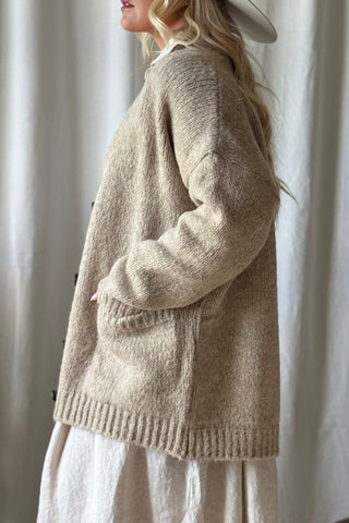 Softy neuletakki, beige