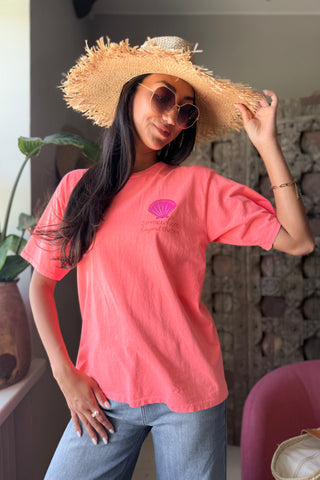 Somewhere Beyond t-paita, neon orange