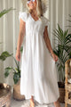 Sun Dream cotton dress, white
