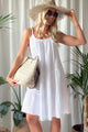 Sunny Day cotton dress, white