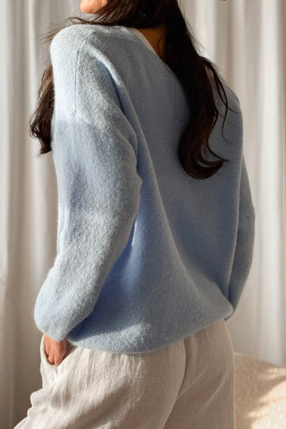 Sunny neule, sky blue