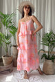 Sun print cami puuvillamekko, light pink