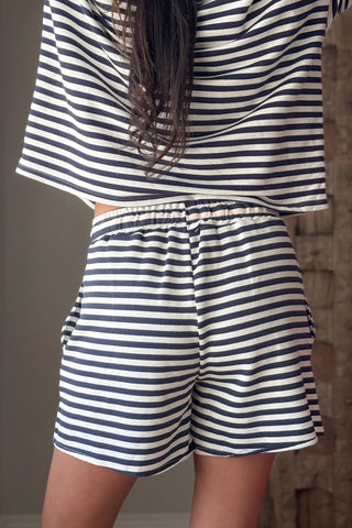 Sun Stripes shortsit, navy-valkoinen