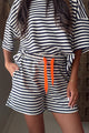 Sun Stripes shortsit, navy-valkoinen