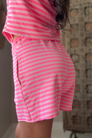 Sun Stripes shortsit, pinkki