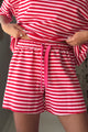 Sun Stripes shortsit, punainen-pinkki