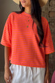 Sun Stripes t-paita, neon orassi-pinkki