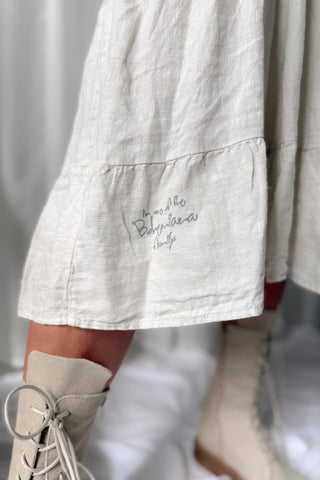 Sylvia linen dress, sand
