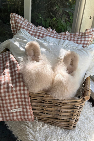 Tessan slippers, honey