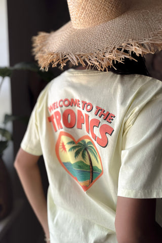 Tropics t-paita, keltainen
