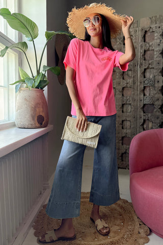 Tropics t-paita, neon pink