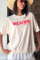 Vacation t-paita, beige