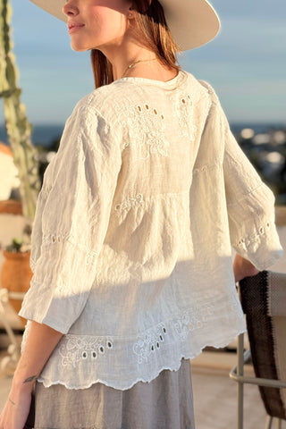 Venettia pellavapaita, hiekka