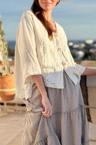 Venettia pellavapaita, hiekka